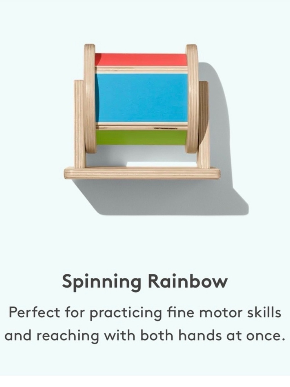 Lovevery The Senser Play Kit 5-6+ Months Spinning Rainbow Baby Toy